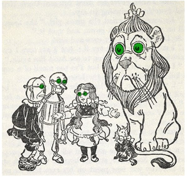 Гудвин волшебник изумрудного города раскраска