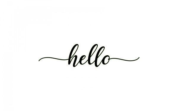 Надпись hello