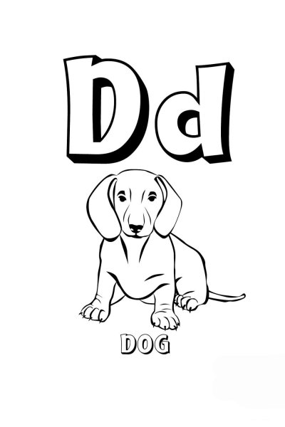 Английские буквы для разукрашивания