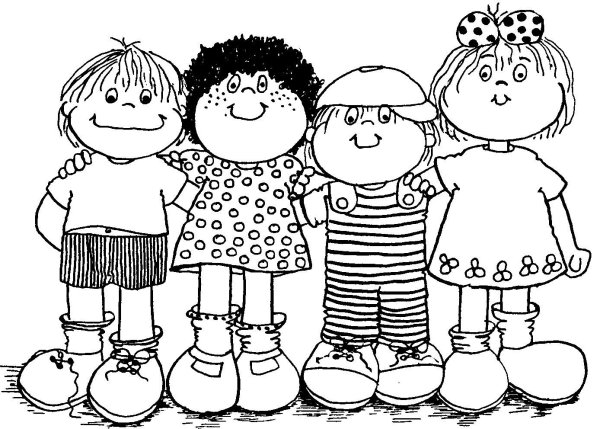 Смайлик дружбы картинка для детей распечатать