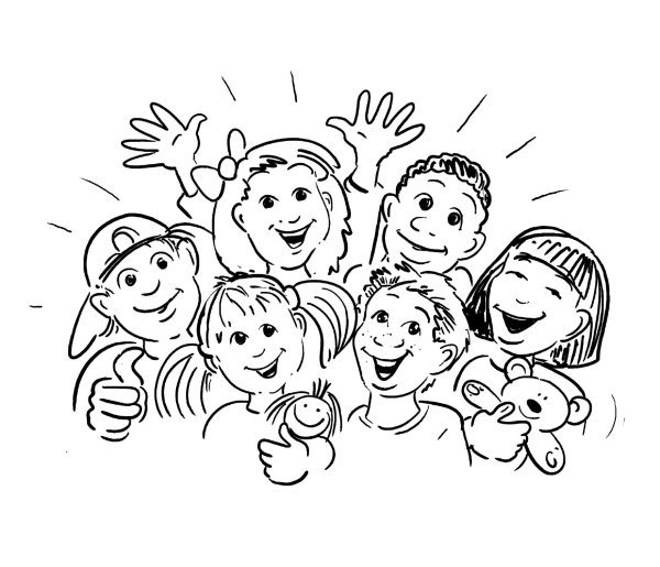 Раскраска радость