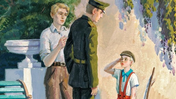 Рисунок к рассказу Пантелеева честное слово