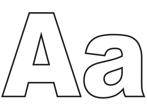 Печатные буквы