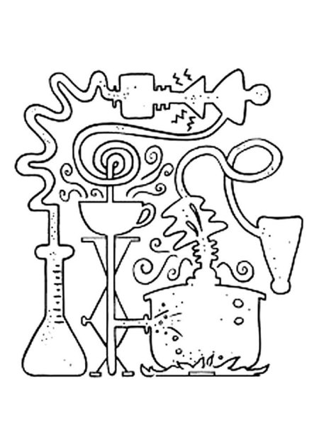 Химия раскраска