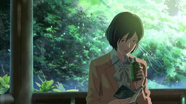 Аниме Макото Синкай сад изящных слов