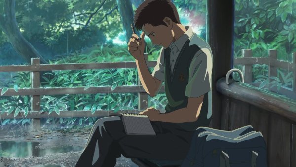 Сад изящных слов аниме