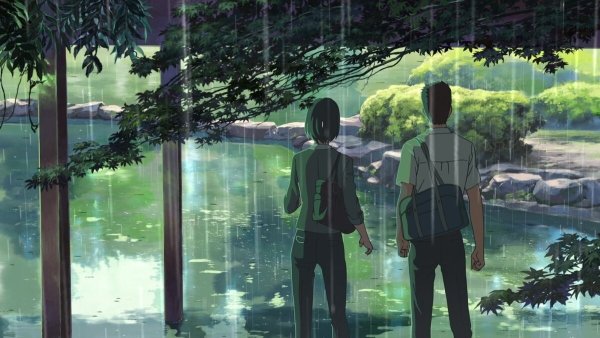 Сад изящных слов аниме