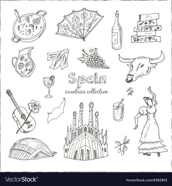 Раскраска Испания для детей
