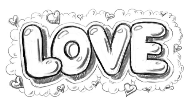 Надписи карандашом для срисовки