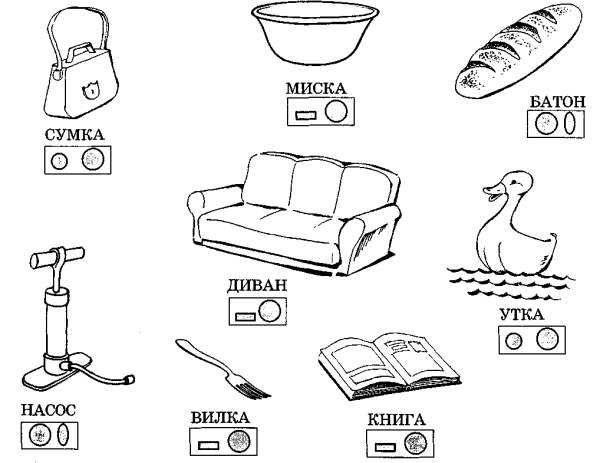 Раскраска слоговая структура