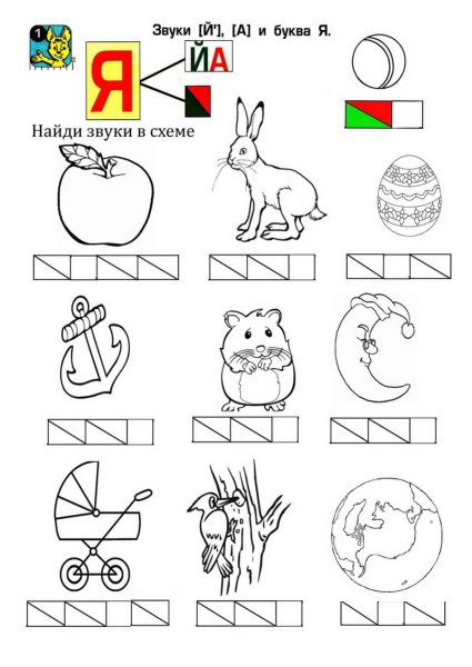 Звук и буква я