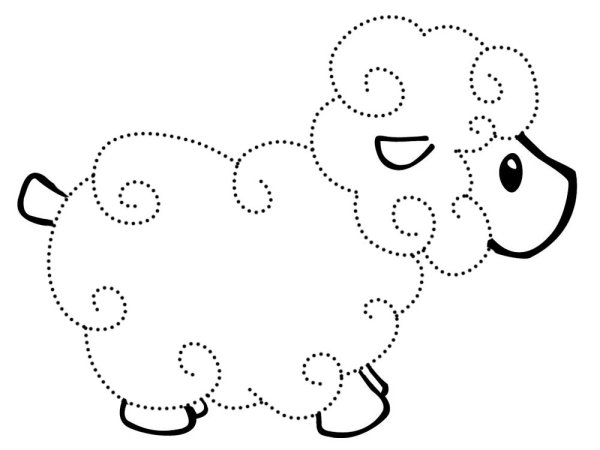 Рисование по точкам для малышей