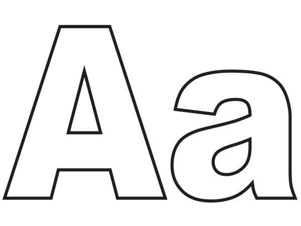 Печатные буквы