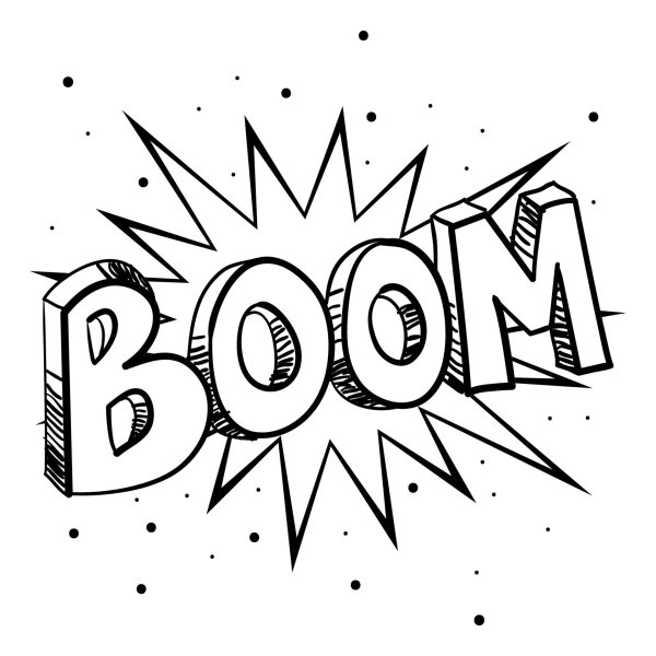 Нарисовать бум