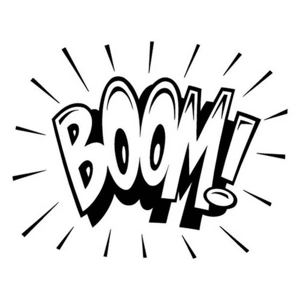 Раскраска Boom