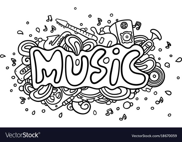 Крутые раскраски с музыкой