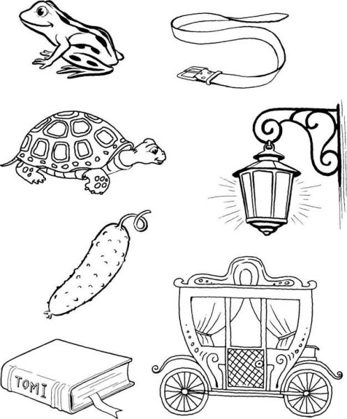 Раскраска на звук р