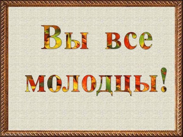 Вы молодцы надпись