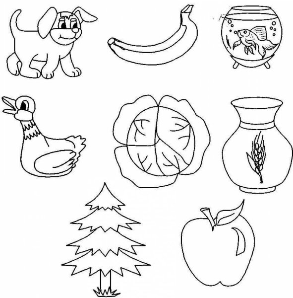 Гласные задания для дошкольников