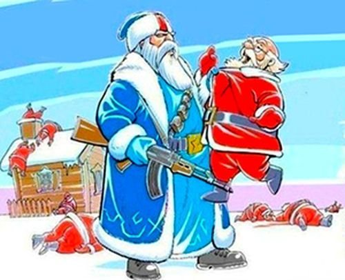 Мороз карикатура