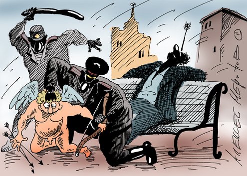 Карикатурист МК Алексей Меринов