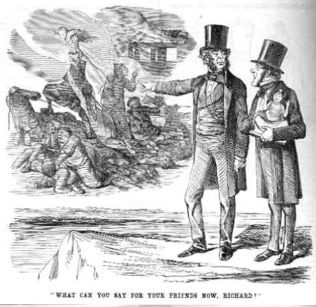 Бегущие американские войны карикатура