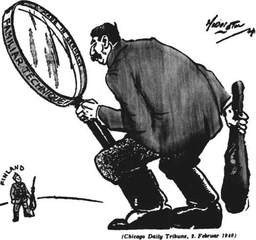 Советско-финская война карикатуры