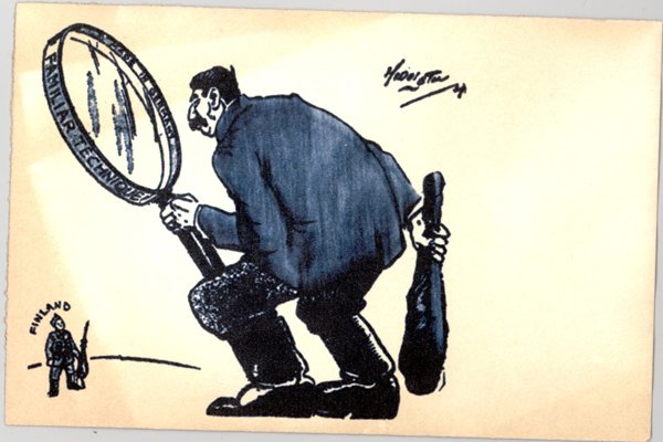 Карикатуры на финскую войну