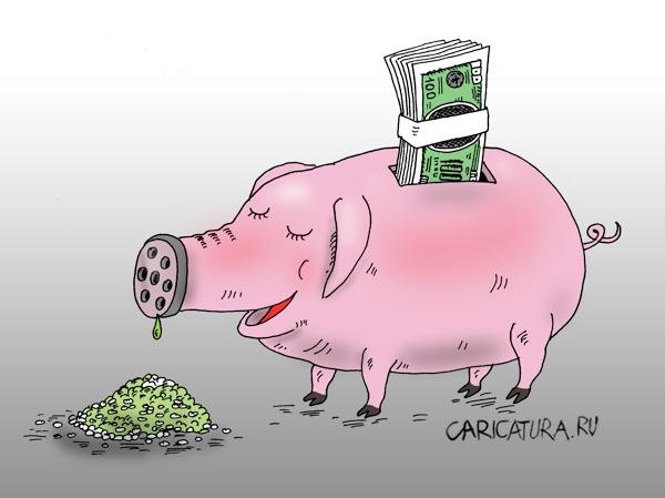 Свиноматка карикатура