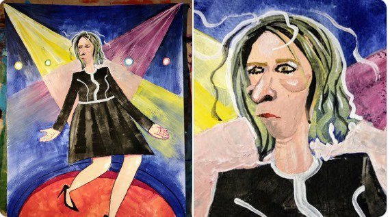 Мария Захарова карикатура