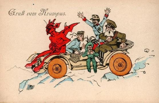 Антанта и тройственный Союз карикатура