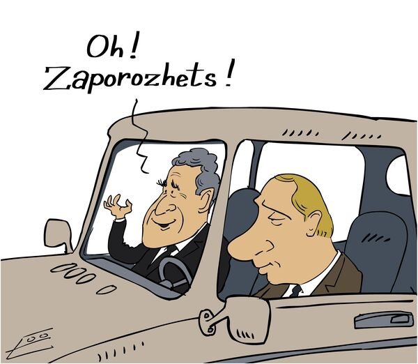 Джордж Буш шарж