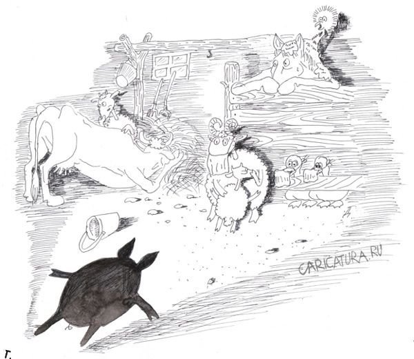 Анекдоты про поросят