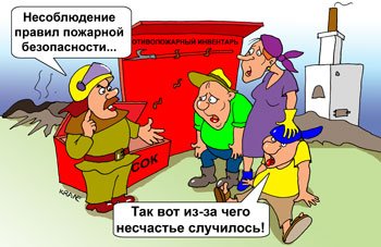 Пожарная безопасность карикатура