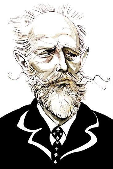 Петр Чайковский шарж