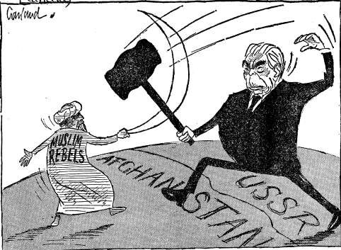 Карикатуры на войну в Афганистане