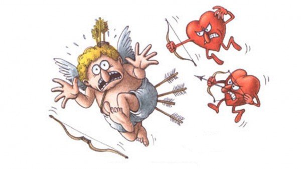 Купидон карикатура