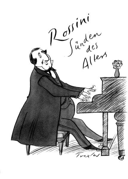 Джоаккино Россини карикатуры