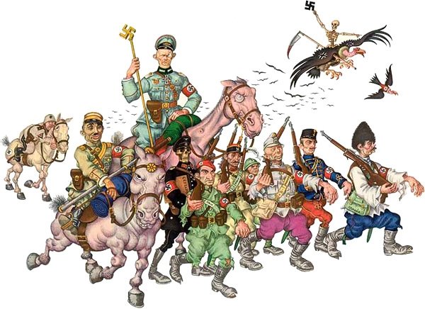 Американские карикатуры второй мировой