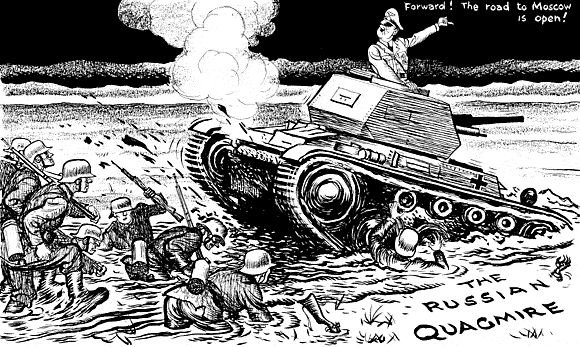 Карикатуры по 2 мировой войне