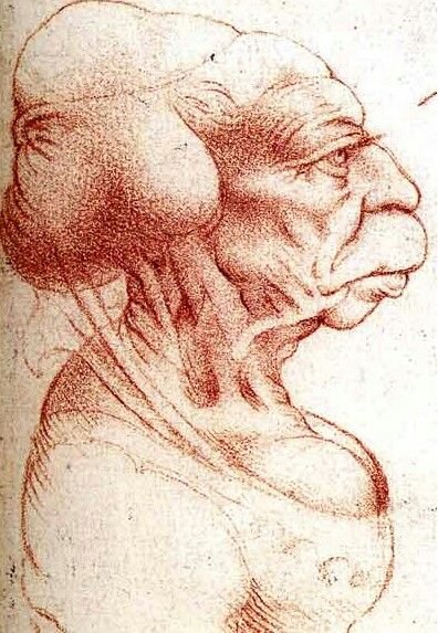 Леонардо Давинчи лицо человека
