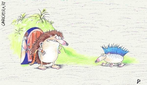 Карикатуры с ежиком