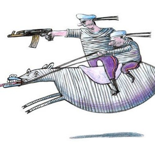 Смешная Зебра рисунок