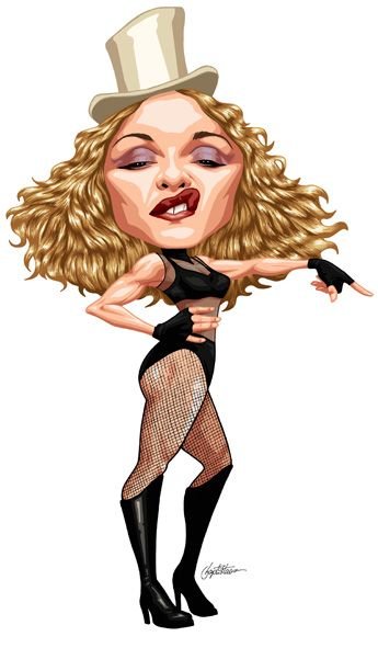 Madonna caricature