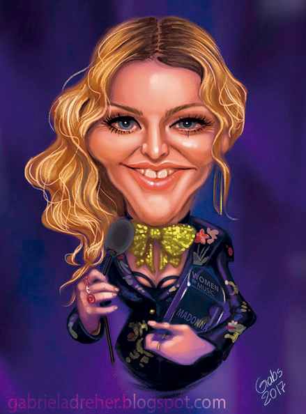 Madonna caricature