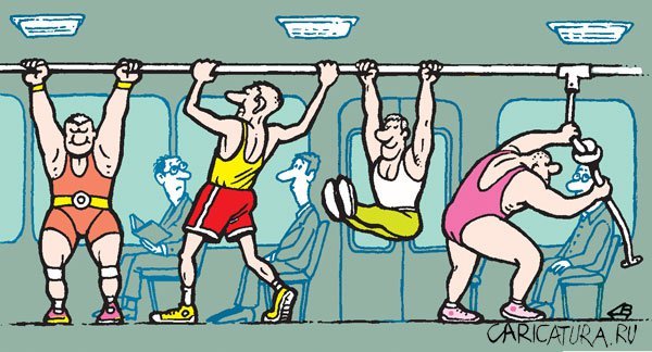 Смешные карикатуры про спорт