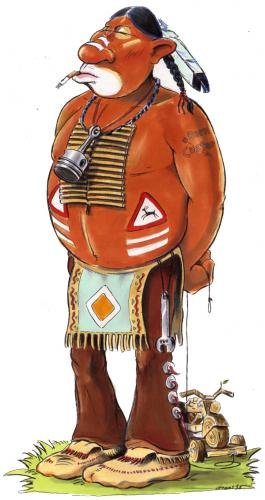 Веселый индеец