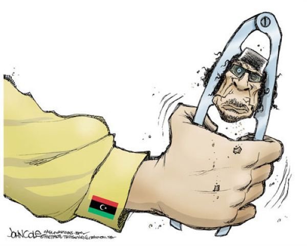 Муаммар Каддафи карикатуры
