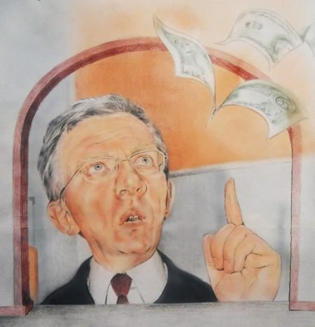 Алексей Кудрин карикатура