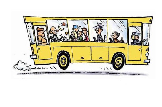 Микроавтобус карикатура